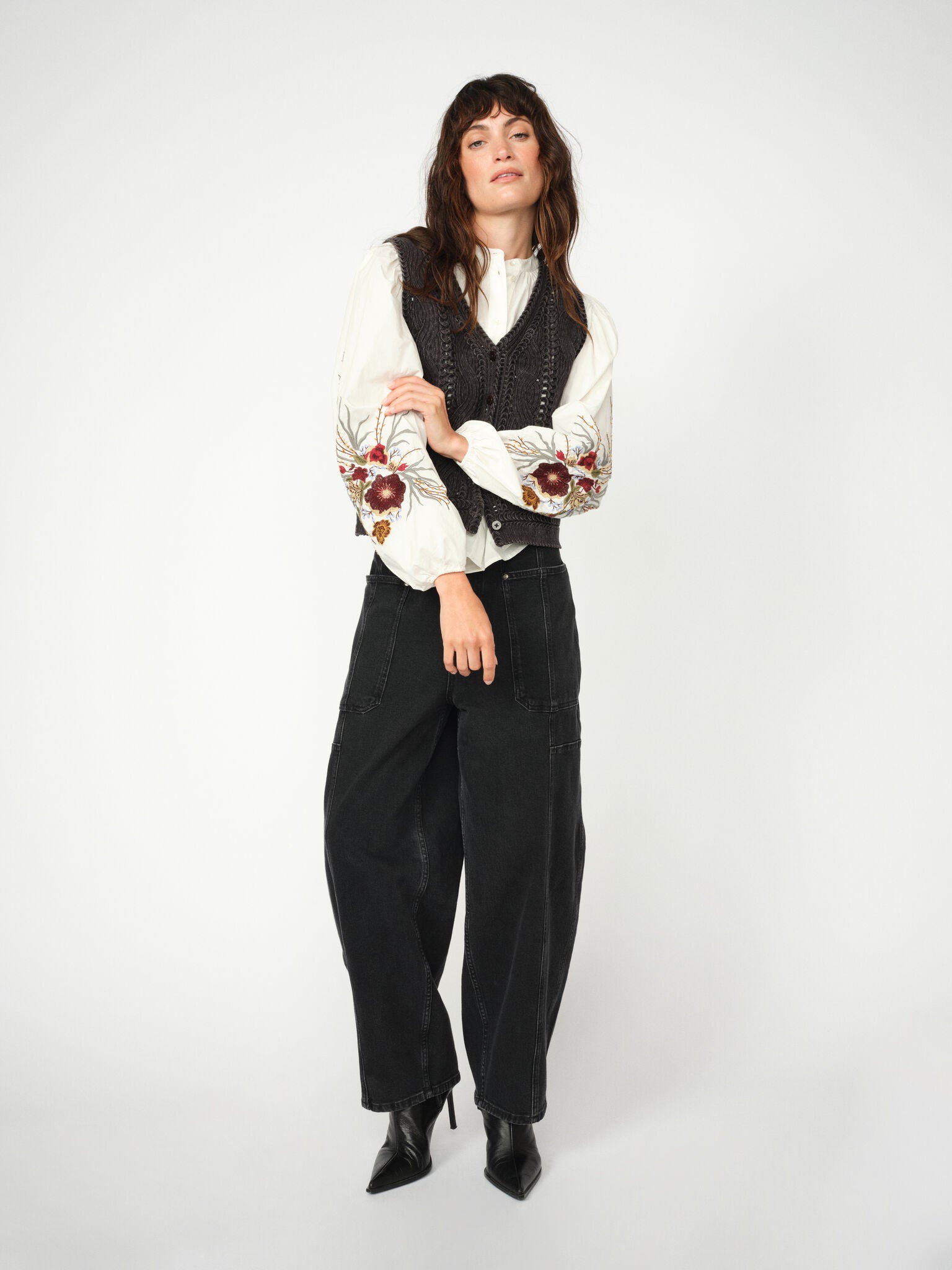 Modelshot / Dark Grey Melange / Detail